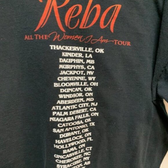 REBA  BAND CONCERT TOUR  WOMENS TEE - Picture 3 of 4